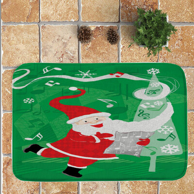 

Tailored Merry Christmas Welcome Doormats Indoor Home Carpets Decor 40x60CM
