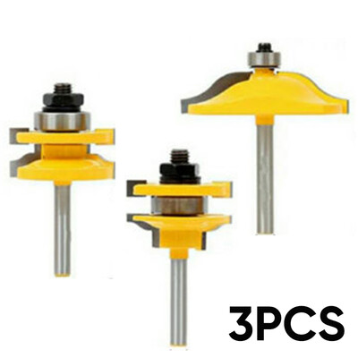 

8mm Shank Raised Panel Cabinet Door Router Bit Woodwork Milling Cutter Tool New