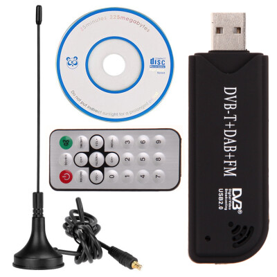 

USB20 Digital DVB-T SDRDABFM TV Tuner Receiver Stick RTL2832U FC0012