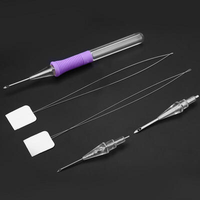 

Greensen 3 Stitch Needles Russian Embroidery Pen Tool Switchable Header DIY Craft Sewing Tool Kit