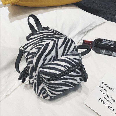 

Fashion Mini Ladies Leopard Velvet Shoulder Bag Messenger Bag Girl Multi-function Ladies Mini