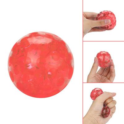 

〖Follure〗Spongy Bead Stress Puffer Ball Squeezable Stress Toy Stress Relief Ball