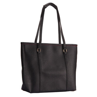 

Simple Pure Color Elegant Large Capacity Handbag Shoulder Bag