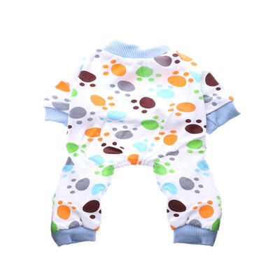 

Cute Printed Soft Cotton Four-legs Pet Clothes Dogs Cats Jumpsuits Pajamas