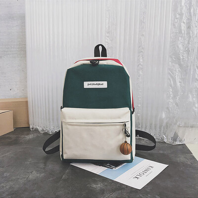 

Tailored Fashion Women Large Capacity Shoulder Bag Student Backpack Travel Couple Bag