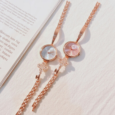 

Ins cherry pollen girls watch bracelet watch female pink junior high school students college wind day department small dial small