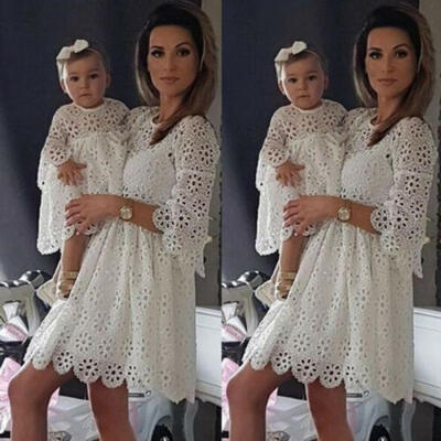 

AU Stock Mother&Daughter Clothes Parent-child dress Family Matching Outfits