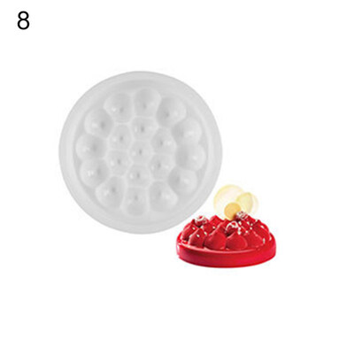

Flower Heart Castle Silicone Mold Cake Cookie Mould DIY Handmade Crafting Tool