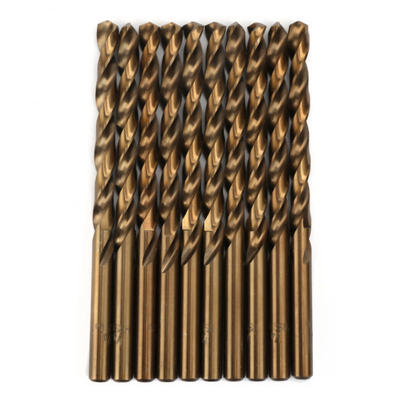 

Greensen 10pcs M35 Cobalt High Speed Steel Drill Bit Set HSS-CO Twist Drills Bit