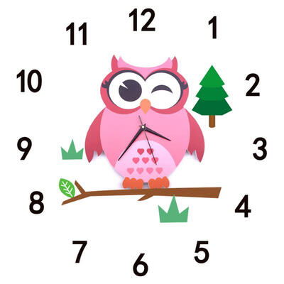 

Greensen Cute Cartoon Animal Shaped Clock Hanging Wall Clock Children s Room