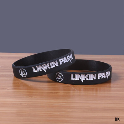 

1PC Link Park rock band Silicone Rubber Wristband bracelet jewelry