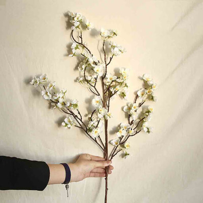 

Toponeto Artificial Cherry Peach Blossom Fake Silk Flower Home Wedding Party Floral Decor