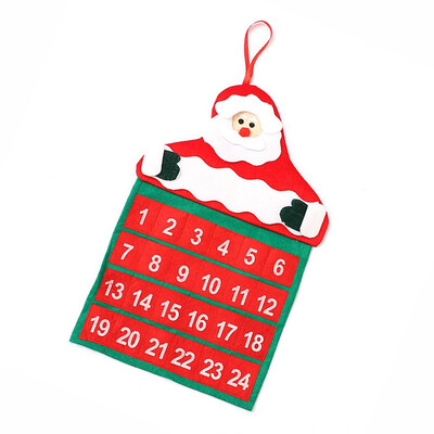 

Christmas Advent Calendar Cute Hanging Decorative Home Hotel Lobby Ornaments