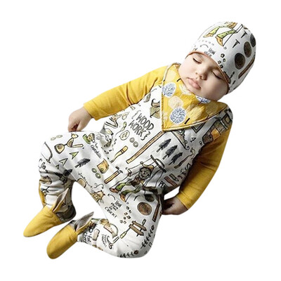 

Newborn Baby Boys Girls Cartoon Sleeveless Romper Jumpsuit Outfits Clothes