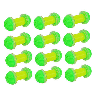 

12pcsSet Cat Dumbbell Bell Balls Pet Sound Rattle Plastic Interactive Toys