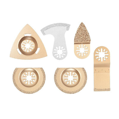 

6pcs Mix Oscillating Saw Wed Kit Multi Tool Carbide Rasp Multitool Accessory