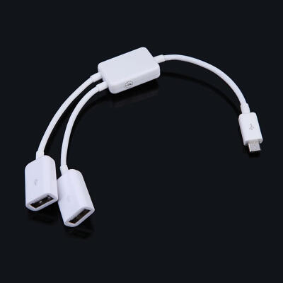 

Dual Micro USB OTG Hub Host Adapter Cable for Tablet PC&Smart Phone