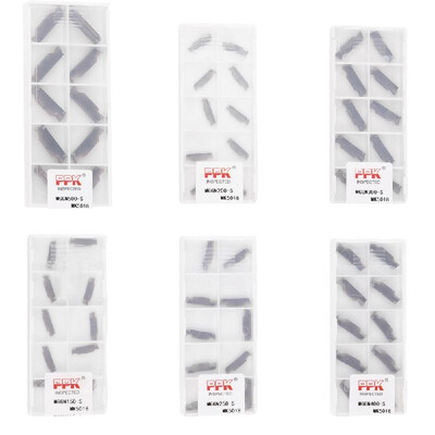 

10PCS Tungsten Carbide Insert Grooving Parting Turning Tool Solid Good Performance Blade MGGN