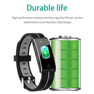 

F10C Smart Bracelet IP68 Waterproof Heart Rate Blood Pressure Smart Band