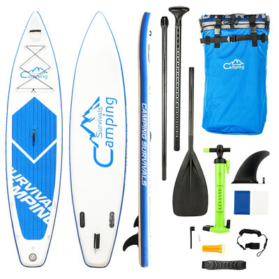 

Campingsurvivals 12111010" Inflatable Sup Stand Up Paddle Board with Three Pulp Two-way Pump Repair Kit&Carry Bag