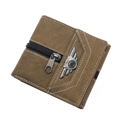 

Tailored 2019 New Mens Retro Coin Pocket Personalized Wallet