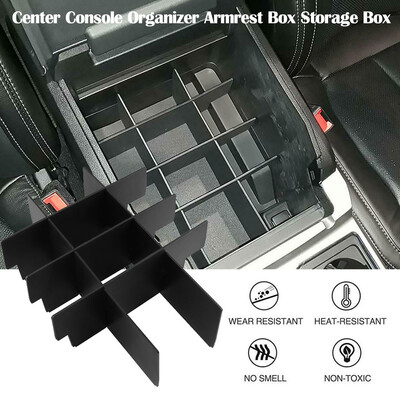 

Tailored New Center Console Organizer Armrest Box Storage Box For Ford F150 2015-2019