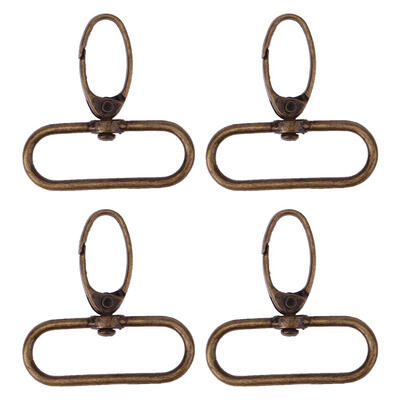 

4pcs Retro Style Antique Bronze Finish Luggage Bag Buckle Lobster Clasps