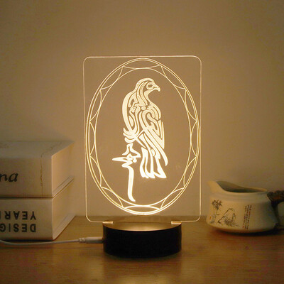 

〖Follure〗Muslim Ramadan 3D Night Light Table Desk Lamp Light USB Bedroom Child