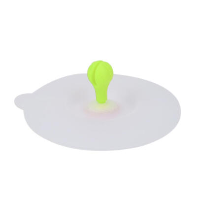 

Cute Small Bean Sprout Silicone Cup Cover Heat Resistant Sealed Cups Lid