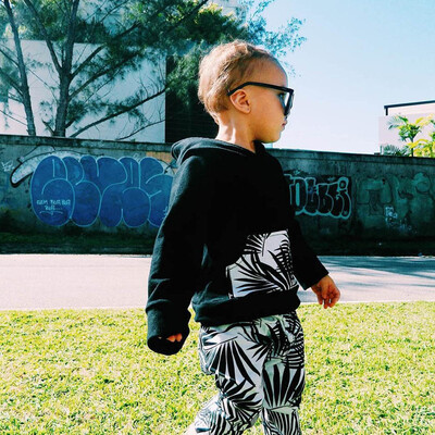 

2pcs Toddler Baby Boys Girls Clothes Set Leaf Hoodie TopsPants Suit Outfits