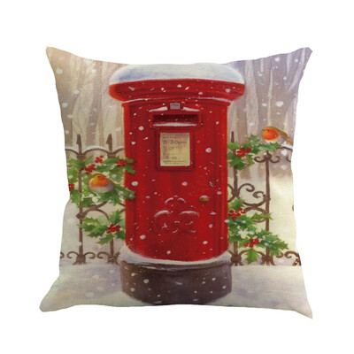 

Siaonvr Christmas Pillow Cover Pillowcases Decorative Sofa Cushion Cover 45x45cm