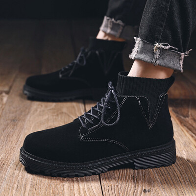 

Joker Martin boots mens British trend wild outdoor high help Martin shoes mens desert tooling boots