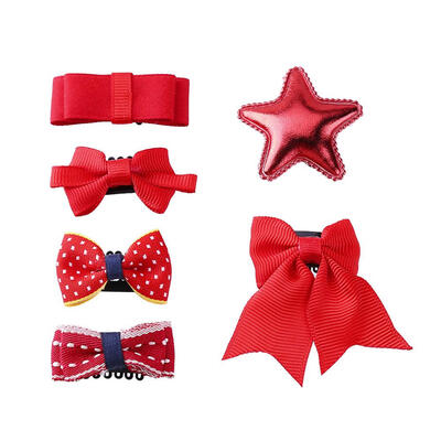 

6pcsSet Kids Girls Cute Bowknot Barrettes Princess Party Hair Clip Hairpin