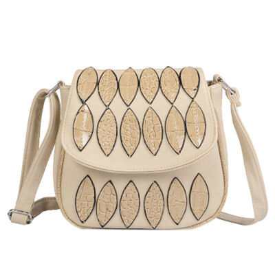 

Women PU Leather Leaves Embroidery Messenger Bag Shoulder Crossbody Bag