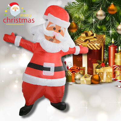 

YIWULAParty Uniforms Inflatable Carnival Funny Costumes Santa Claus Snowman Cosplay
