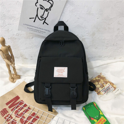 

Insfeng schoolbag female Korean version high school backpack undergraduate simple Baitamori Fashion Shoulder Bag