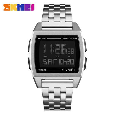 

SKMEI Men Smart Watch Fashion Business Luxury Luminous Electronic Countdown World Time Multifunction 1224 Hour Watch