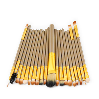 

Toponeto 20pcsset Makeup Brush Set tools Make-up Toiletry Kit Wool Make Up Brush Set