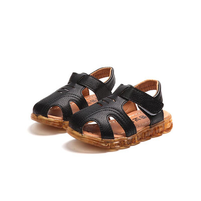 

Boy Soft Sole Sandals Anti-slip Led Light Luminous Kids Sport Sandals Sneaker Shoes 1-35T New Children Shoes