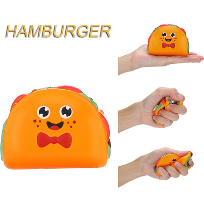 

YIWULASqueeze Stress Reliever Expression Hamburger Slow Rising Toys Children Gifts