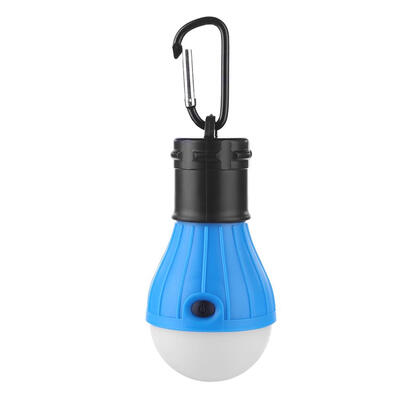 

3LED Tent Hanging Lamp 3 Modes Outdoor SOS Emergency Carabiner Bulb Light