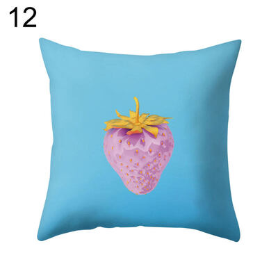 

Balloon Fruit Cactus Ice Cream Throw Pillow Case Cushion Cover Home Car Decor