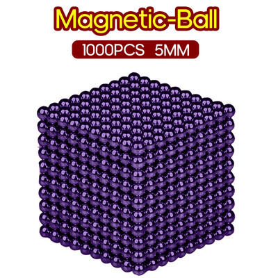 

1000PCS Magnetic-Ball 5mm Building Toy Simple Design Office Adults Stress Relief Toys