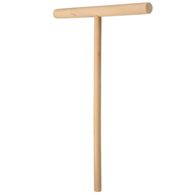 

Wooden Stick Rake Round Batter Pancake Crepe Spreader Rolling Pin Kitchen Tool