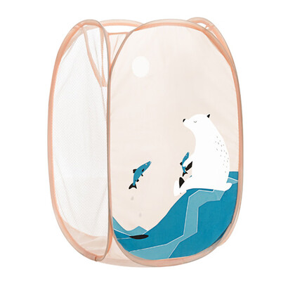 

Cartoon Animals Large Size Laundry Basket Dirty Clothes Storage Basket Waterproof Cartoon Foldable Dirty Hamper