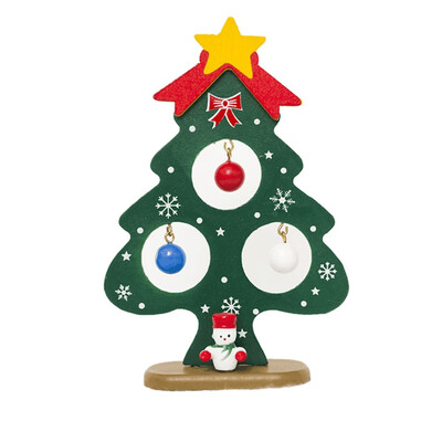 

〖Follure〗Christmas Tree Santa Claus Snowman Wooden Swing Decoration Decoration