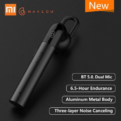 

Xiaomi HAYLOU BT Business Earphone L1 With Dual Mic BT50 Noise Canceling High Definition Call Wireless Sports Headset For Mobile