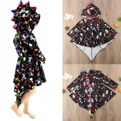 

UK Dinosaur Kids Baby Girls Coat Jacket Top Hoodie Outwear Costume Clothes sam
