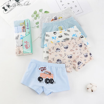 

Boy combed cotton 5 loaded boxer briefs JF2136C