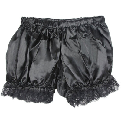 

Lace Trim Shorts Pumpkin Female Thin plus size Lantern Safety Short Pants Women Solid Color Summer